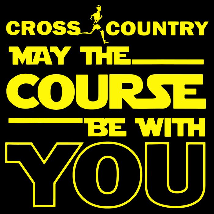 Cross Country May The Course Be With You Premium T-Shirt