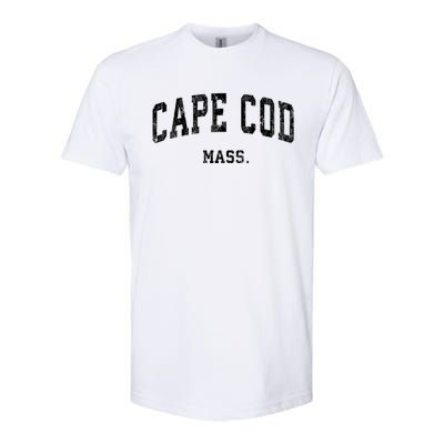 Cape Cod Massachusetts Ma Vintage Varsity Sports Softstyle CVC T-Shirt