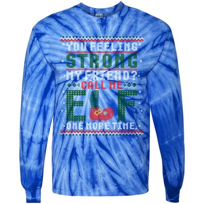 Christmas Call Me One More Time Ugly Sweater Meaningful Gift Tie-Dye Long Sleeve Shirt