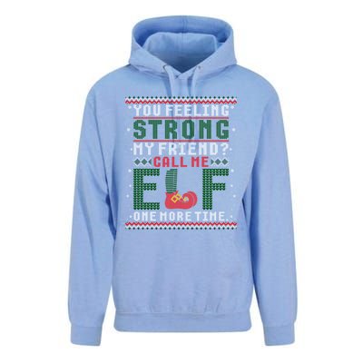 Christmas Call Me One More Time Ugly Sweater Meaningful Gift Unisex Surf Hoodie