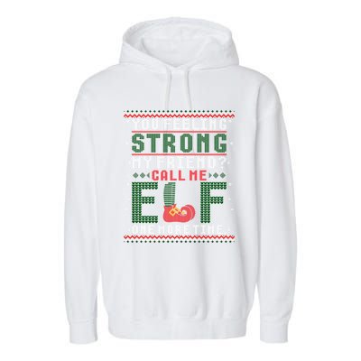 Christmas Call Me One More Time Ugly Sweater Meaningful Gift Garment-Dyed Fleece Hoodie