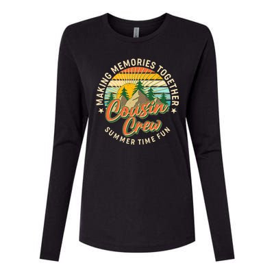 Cousin Crew Making Memories Together Summer Time Fun Womens Cotton Relaxed Long Sleeve T-Shirt