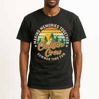 Cousin Crew Making Memories Together Summer Time Fun Tall T-Shirt