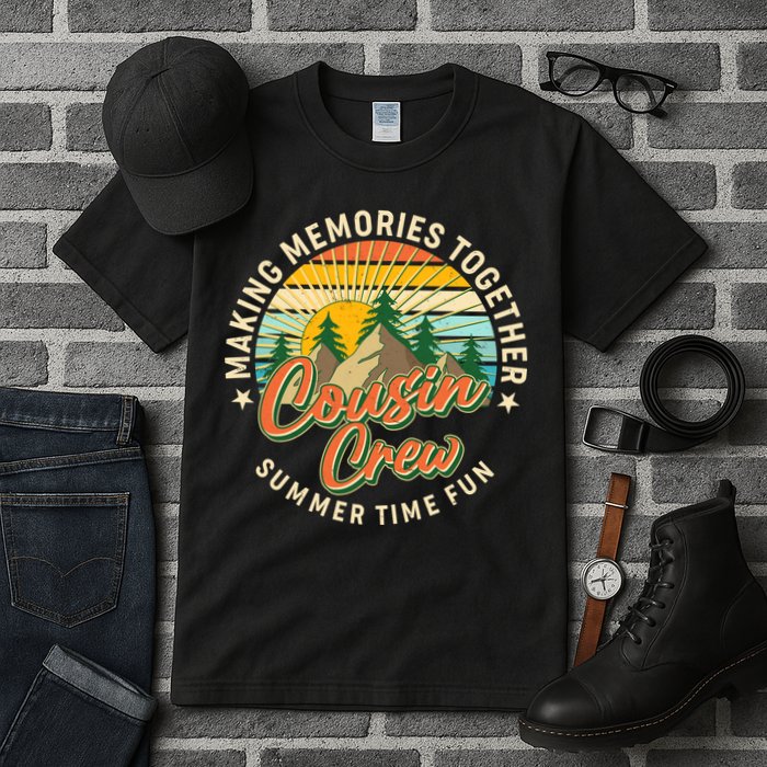 Cousin Crew Making Memories Together Summer Time Fun Tall T-Shirt