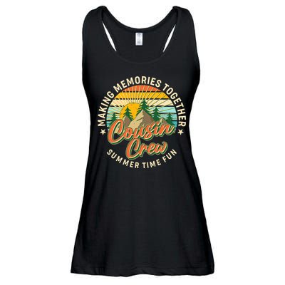 Cousin Crew Making Memories Together Summer Time Fun Ladies Essential Flowy Tank