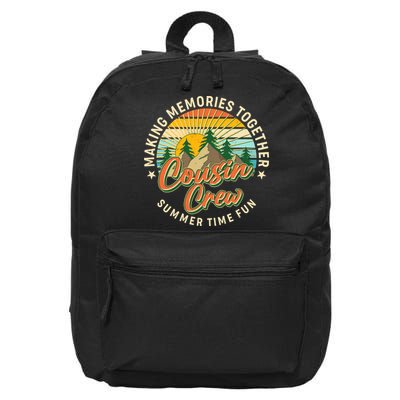 Cousin Crew Making Memories Together Summer Time Fun 16 in Basic Backpack