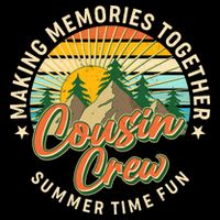 Cousin Crew Making Memories Together Summer Time Fun Wool Snapback Cap