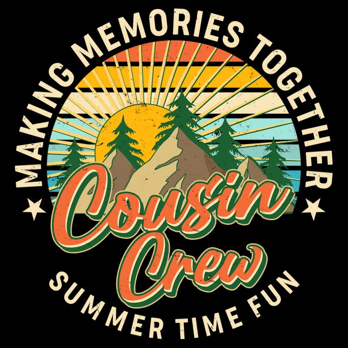 Cousin Crew Making Memories Together Summer Time Fun Wool Snapback Cap
