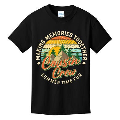 Cousin Crew Making Memories Together Summer Time Fun Kids T-Shirt