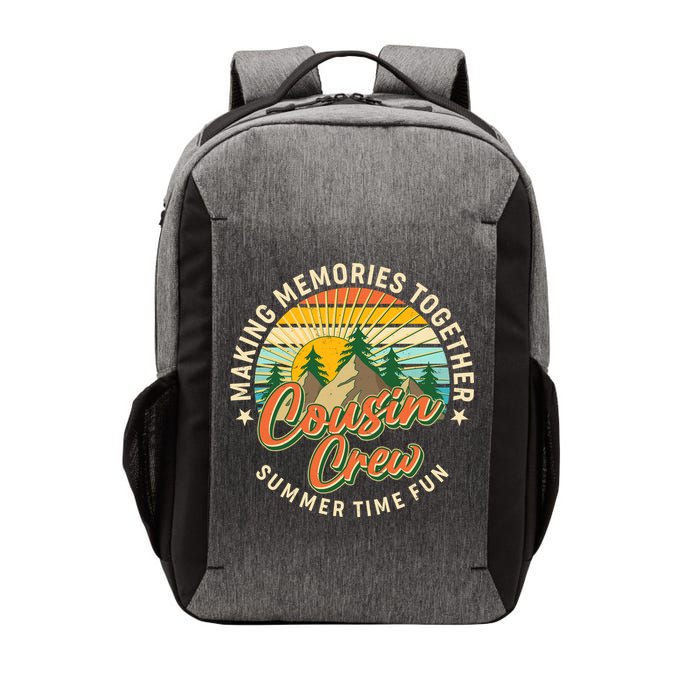 Cousin Crew Making Memories Together Summer Time Fun Vector Backpack