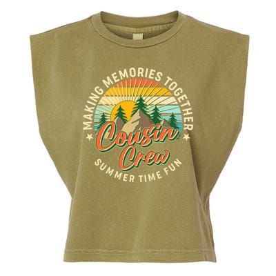 Cousin Crew Making Memories Together Summer Time Fun Garment-Dyed Women's Muscle Tee