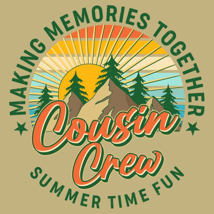 Cousin Crew Making Memories Together Summer Time Fun Magnet