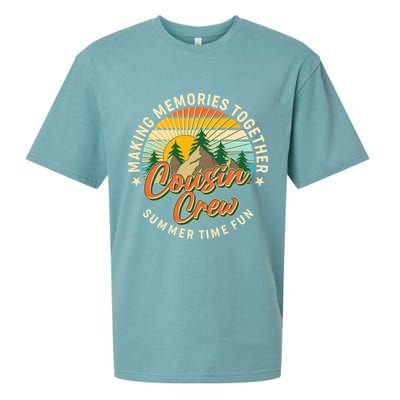 Cousin Crew Making Memories Together Summer Time Fun Sueded Cloud Jersey T-Shirt