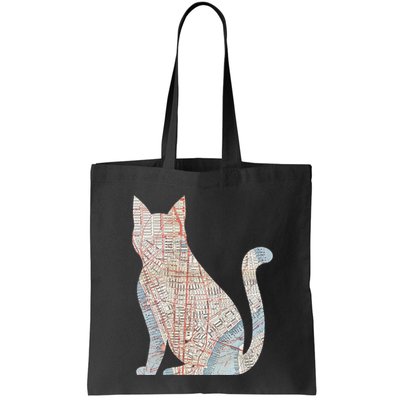 City Cat Map Design Unusual Bag