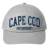 Cape Cod Massachusetts Retro Preppy 7-Panel Snapback Hat