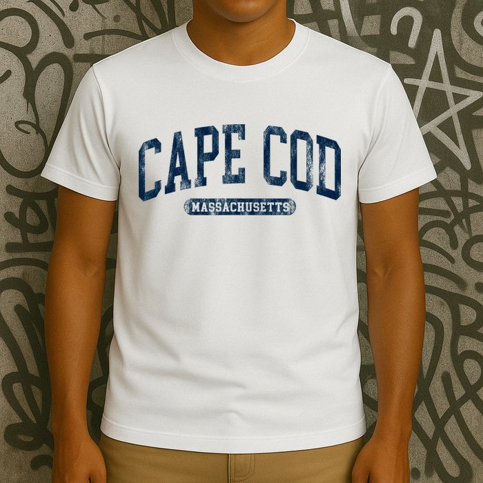 Cape Cod Massachusetts Retro Preppy T-Shirt