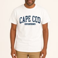 Cape Cod Massachusetts Retro Preppy Tall T-Shirt