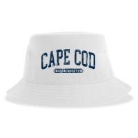 Cape Cod Massachusetts Retro Preppy Sustainable Bucket Hat