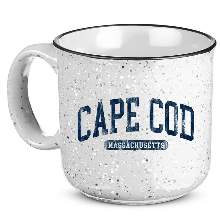 Cape Cod Massachusetts Retro Preppy 15oz Campfire Ceramic Mug