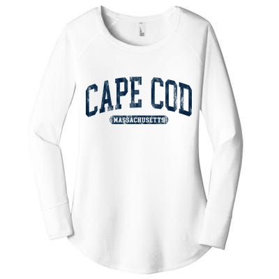 Cape Cod Massachusetts Retro Preppy Women's Perfect Tri Tunic Long Sleeve Shirt