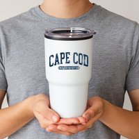 Cape Cod Massachusetts Retro Preppy Tumbler
