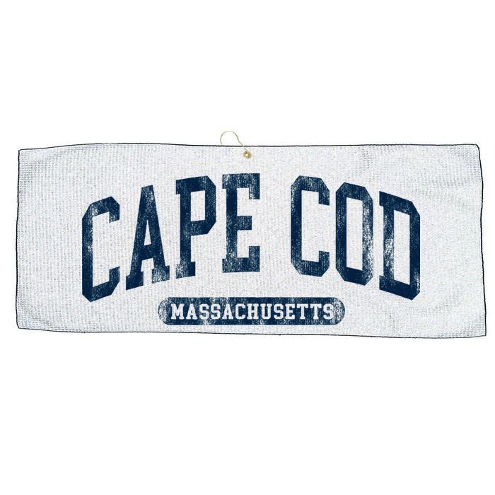 Cape Cod Massachusetts Retro Preppy Large Microfiber Waffle Golf Towel