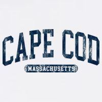 Cape Cod Massachusetts Retro Preppy Cooling Performance Long Sleeve Crew