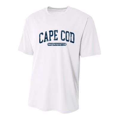 Cape Cod Massachusetts Retro Preppy Youth Performance Sprint T-Shirt
