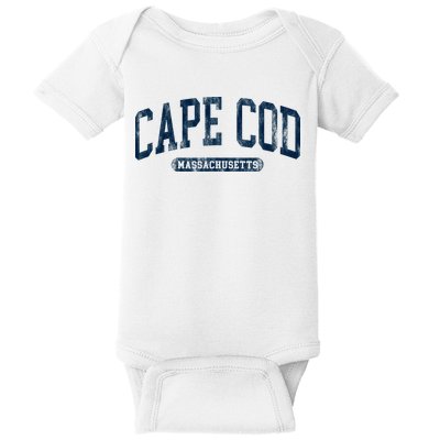 Cape Cod Massachusetts Retro Preppy Baby Bodysuit