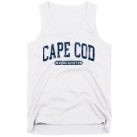 Cape Cod Massachusetts Retro Preppy Tank Top