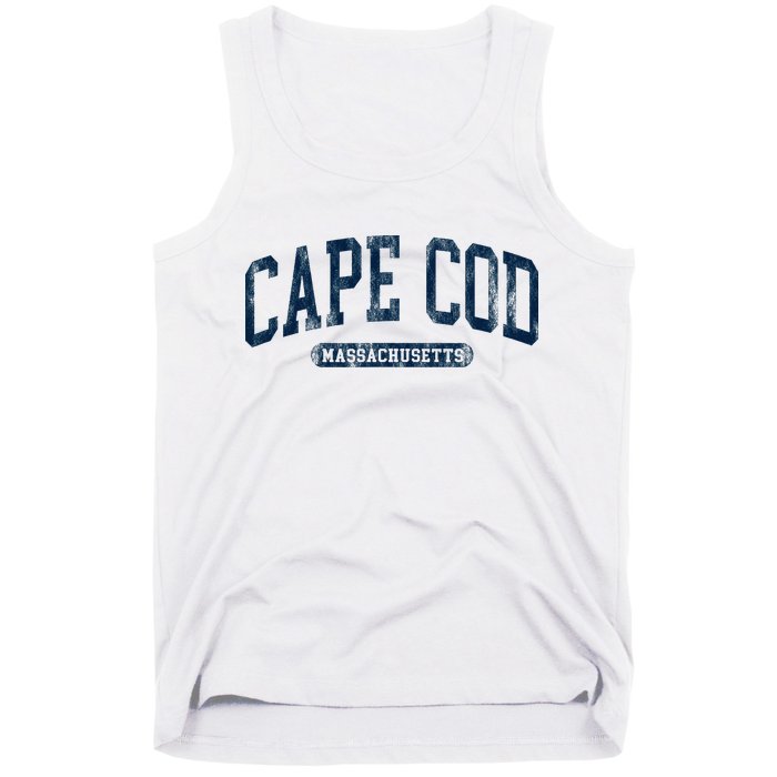 Cape Cod Massachusetts Retro Preppy Tank Top