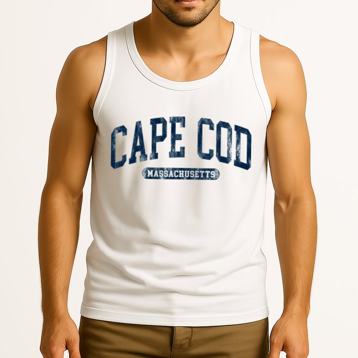 Cape Cod Massachusetts Retro Preppy Tank Top