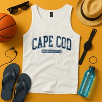 Cape Cod Massachusetts Retro Preppy Tank Top