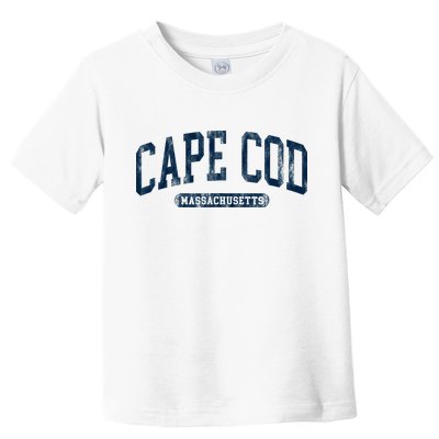 Cape Cod Massachusetts Retro Preppy Toddler T-Shirt