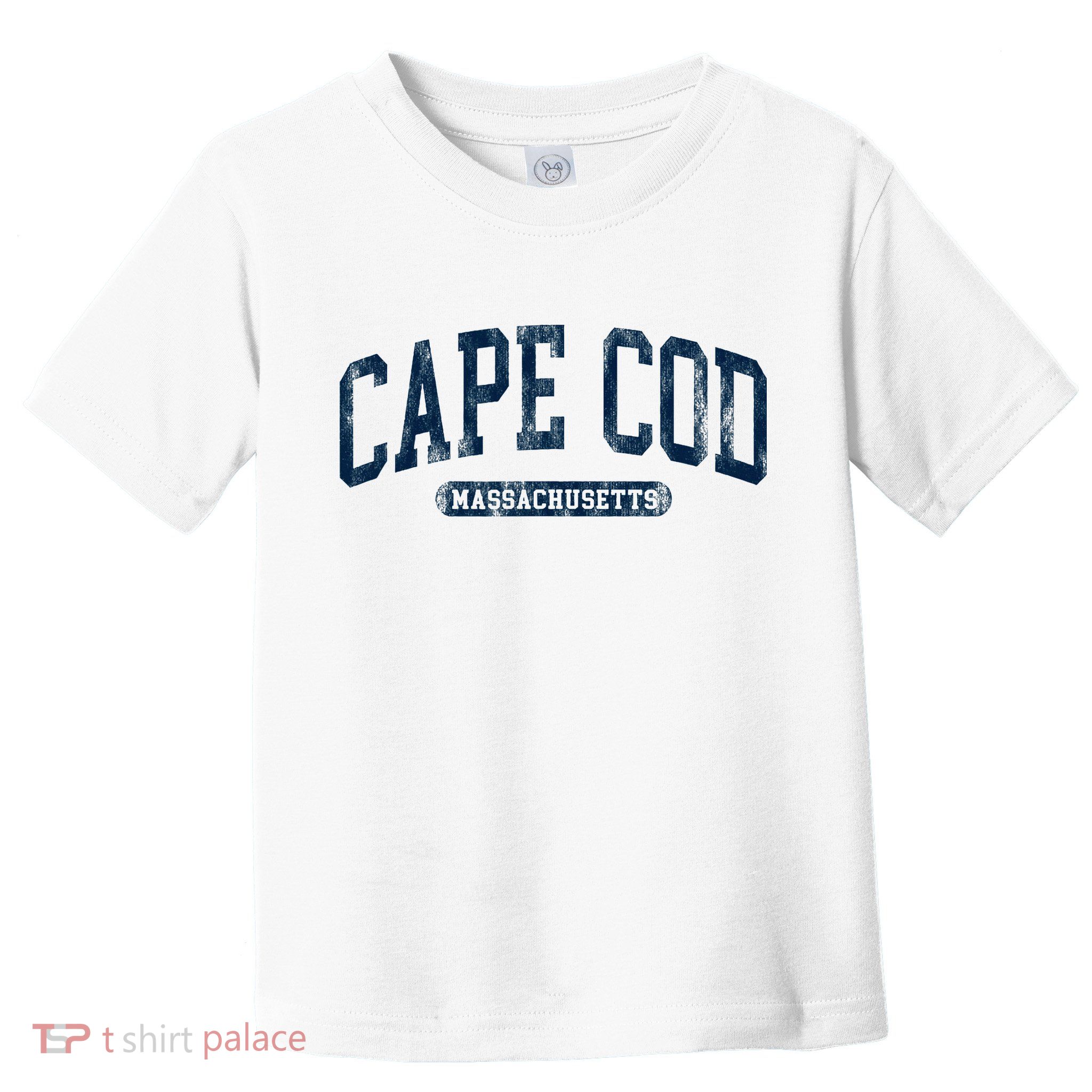 Cape Cod Massachusetts Retro Preppy Toddler T-Shirt