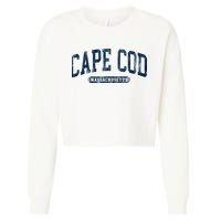 Cape Cod Massachusetts Retro Preppy Cropped Pullover Crew