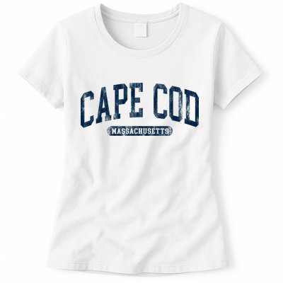 Cape Cod Massachusetts Retro Preppy Womens T-Shirt