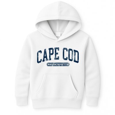 Cape Cod Massachusetts Retro Preppy Kids Hoodie