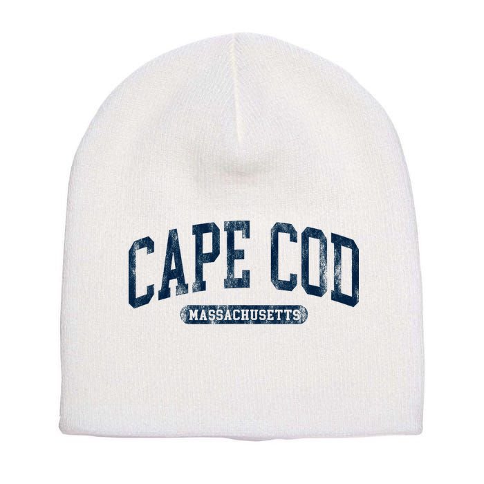 Cape Cod Massachusetts Retro Preppy Short Acrylic Beanie