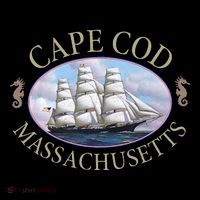 Cape Cod Massachusetts Nautical Flat Bill Trucker Hat