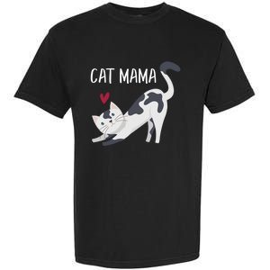 Cute Cat Mama Cat Lovers Gift Garment-Dyed Heavyweight T-Shirt