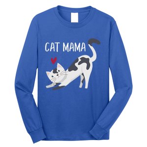 Cute Cat Mama Cat Lovers Gift Long Sleeve Shirt