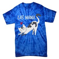 Cute Cat Mama Cat Lovers Gift Tie-Dye T-Shirt