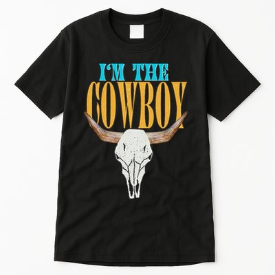 Country Couple Matching Outfits Cowgirls IM The Cowboys Tall T-Shirt