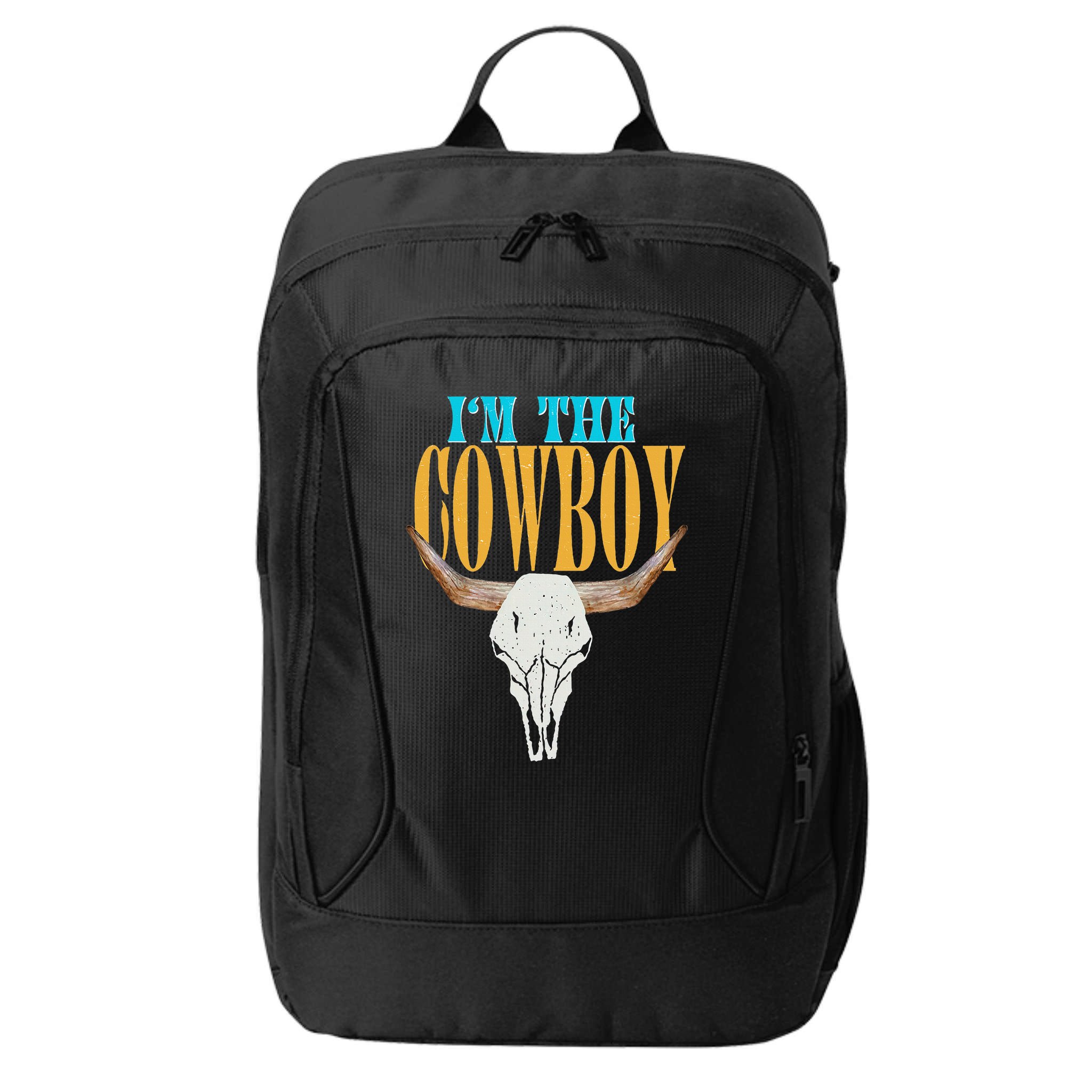 Country Couple Matching Outfits Cowgirls IM The Cowboys City Backpack