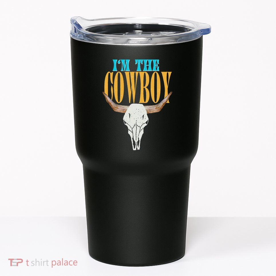 Country Couple Matching Outfits Cowgirls IM The Cowboys Tumbler