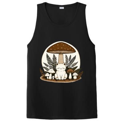 Cottagecore Cat Mushroom PosiCharge Competitor Tank