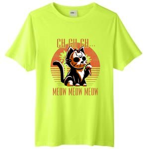 Ch Ch Meow Meow Meow Funny Animal Horror Movie Cute Kitten Tall Fusion ChromaSoft Performance T-Shirt