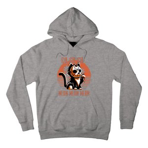 Ch Ch Meow Meow Meow Funny Animal Horror Movie Cute Kitten Hoodie