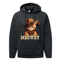 Cowboy Cat Meowdy Performance Fleece Hoodie